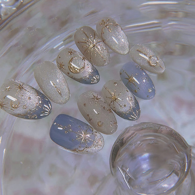 24個入り ゴールドスターライトスティック ネイルアート グ - Nail Art Overlay のレビューと価格