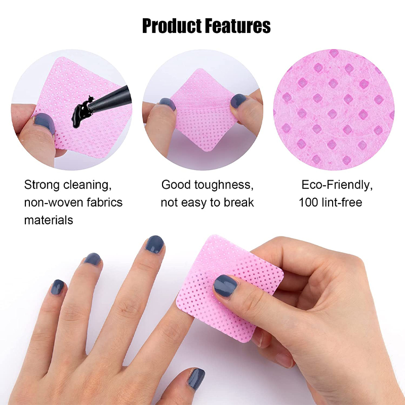 540枚入り/パック 糸くずの出ないネイルポリッシュリムーバ - Nail Art Remover のレビューと価格