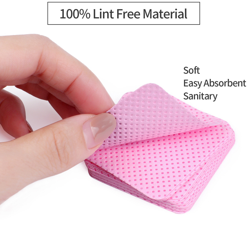 540枚入り/パック 糸くずの出ないネイルポリッシュリムーバ - Nail Art Remover のレビューと価格