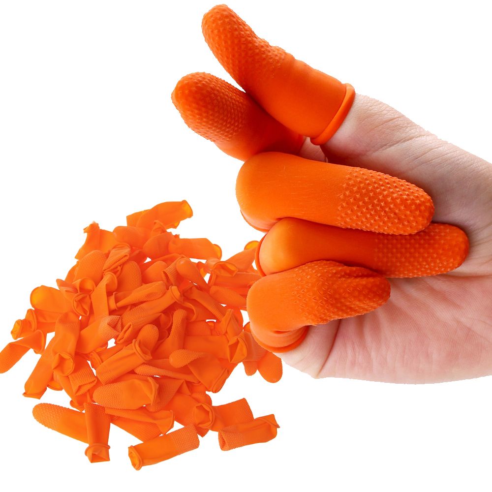 100 個クリーニングアクセサリーネイルアートツール天然ラテ - Nail Art Orange のレビューと価格