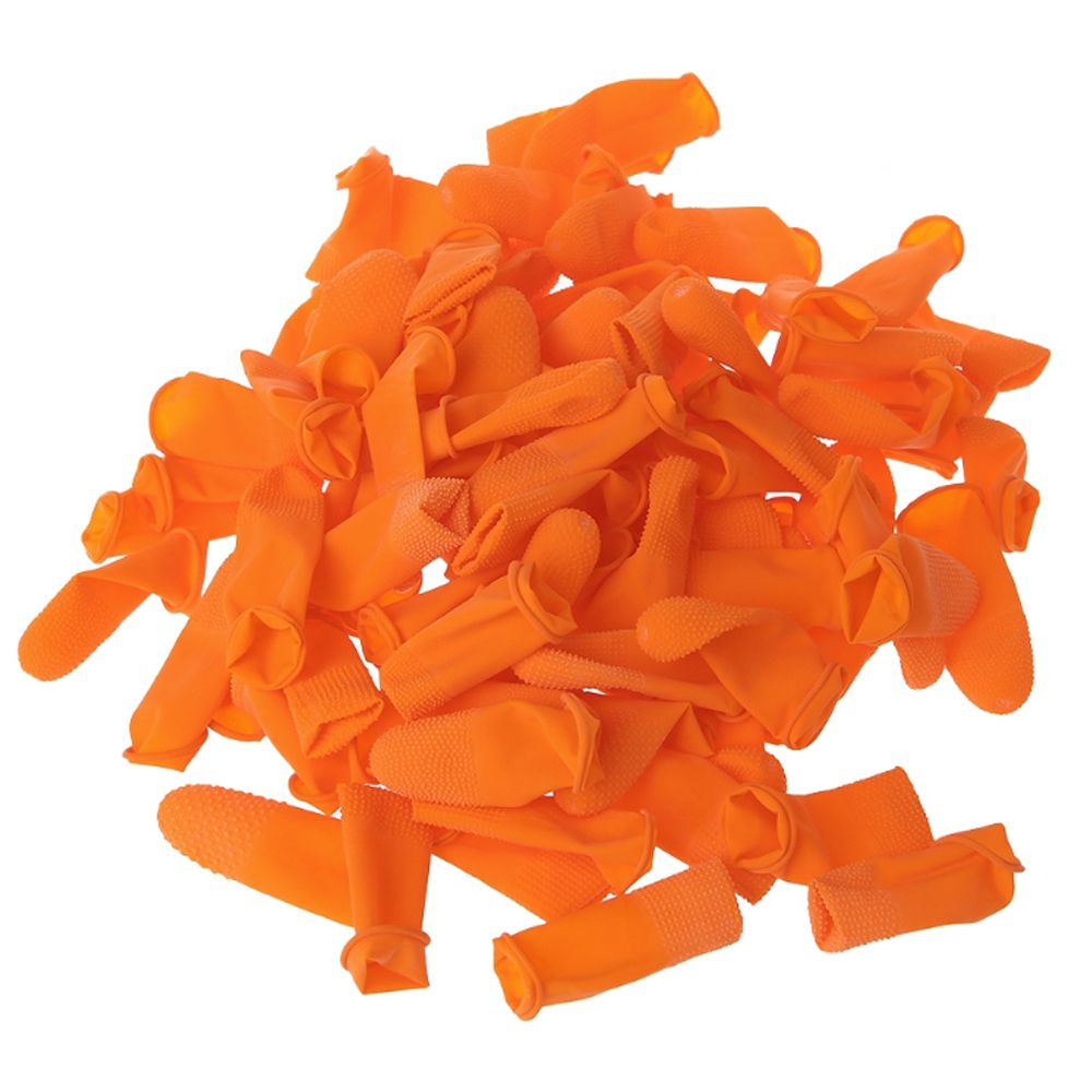 100 個クリーニングアクセサリーネイルアートツール天然ラテ - Nail Art Orange のレビューと価格