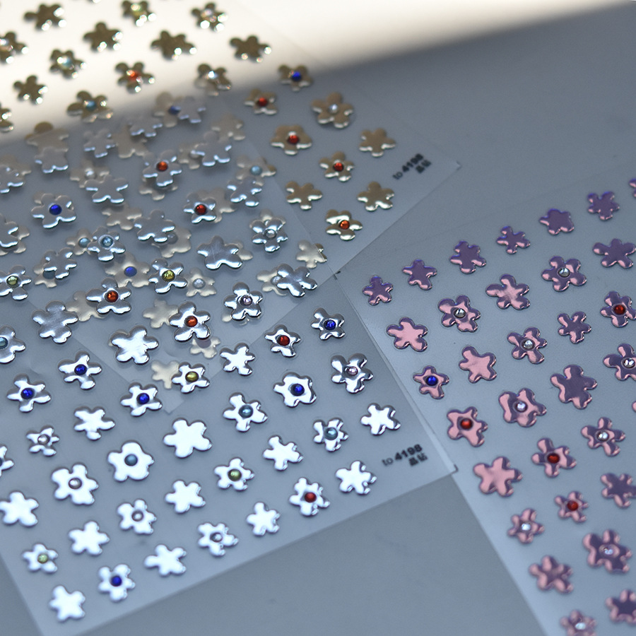 ネイル装飾ステッカー,1ピース,カラー,花,赤,オレンジ,デ - Nail Art Orange のレビューと価格