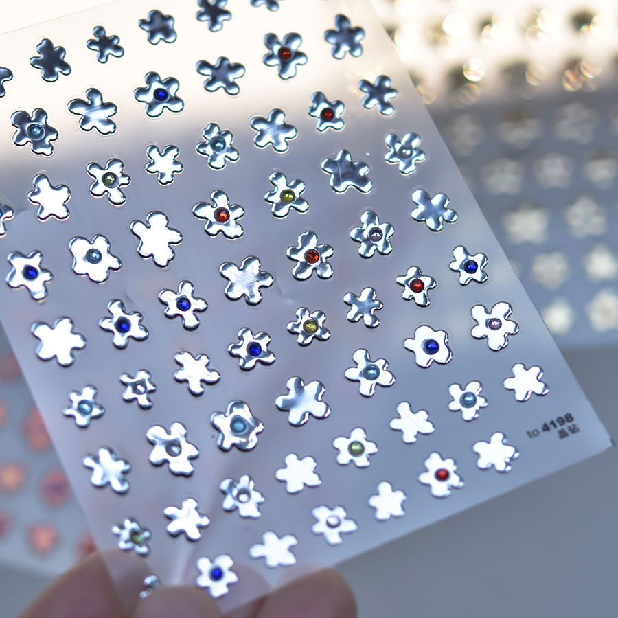 ネイル装飾ステッカー,1ピース,カラー,花,赤,オレンジ,デ - Nail Art Orange のレビューと価格