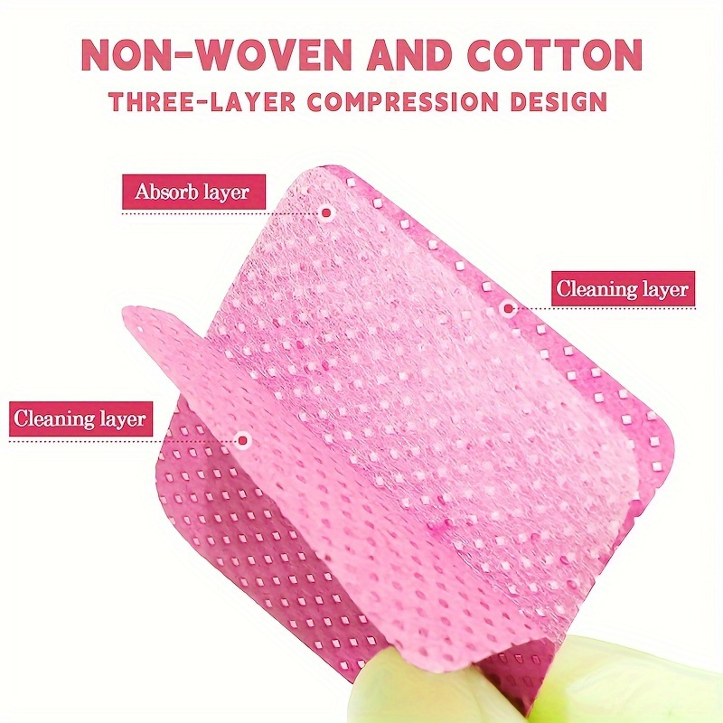 20/600枚入り リントフリー ネイルワイプ 不織布コット - Nail Art Remover のレビューと価格