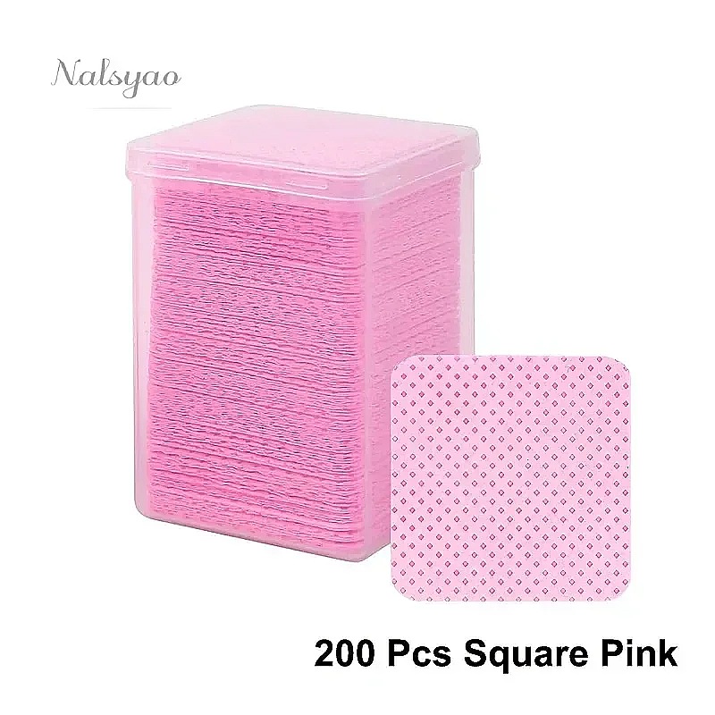 200枚入り 糸くずの出ないネイルクリーニングワイプ ジェル - Nail Art Gel Polish のレビューと価格