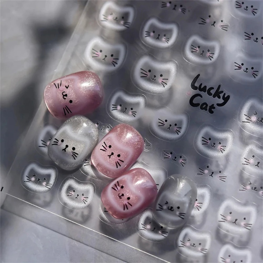 白いハロー染め猫顔カップ黒オレンジおもちゃ傘ラブハートキティ - Nail Art Orange のレビューと価格