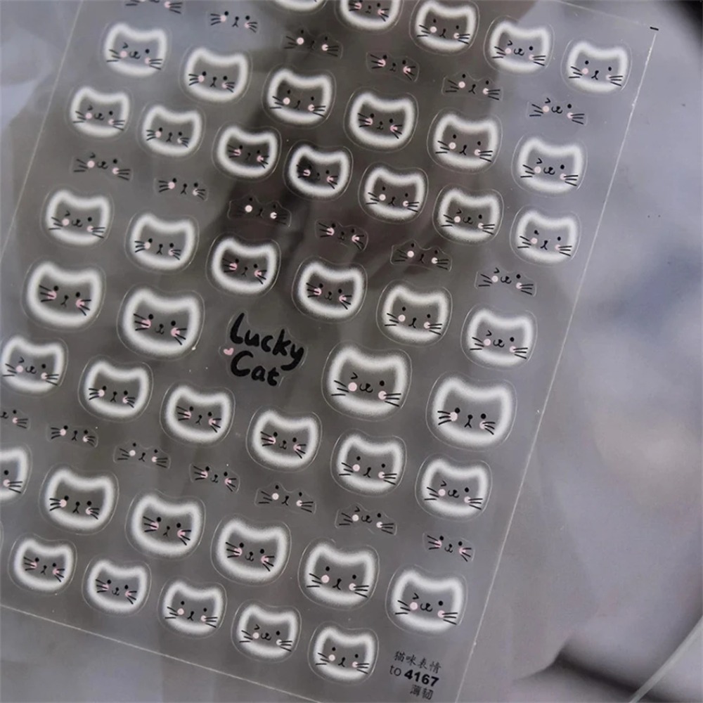 白いハロー染め猫顔カップ黒オレンジおもちゃ傘ラブハートキティ - Nail Art Orange のレビューと価格