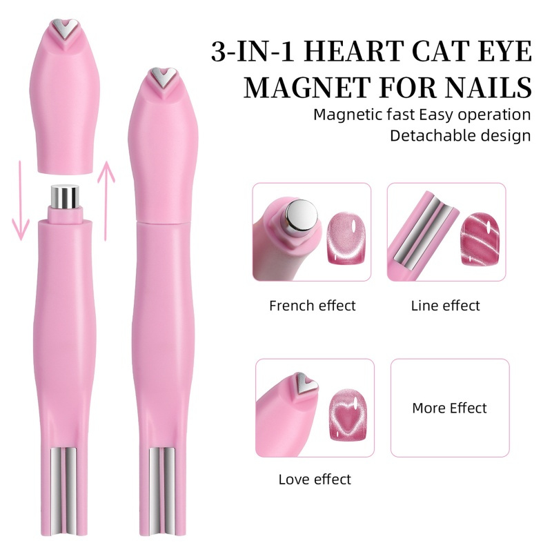 3 in 1キャットアイネイルマグネットスティック ラブハー - Nail Art Love のレビューと価格