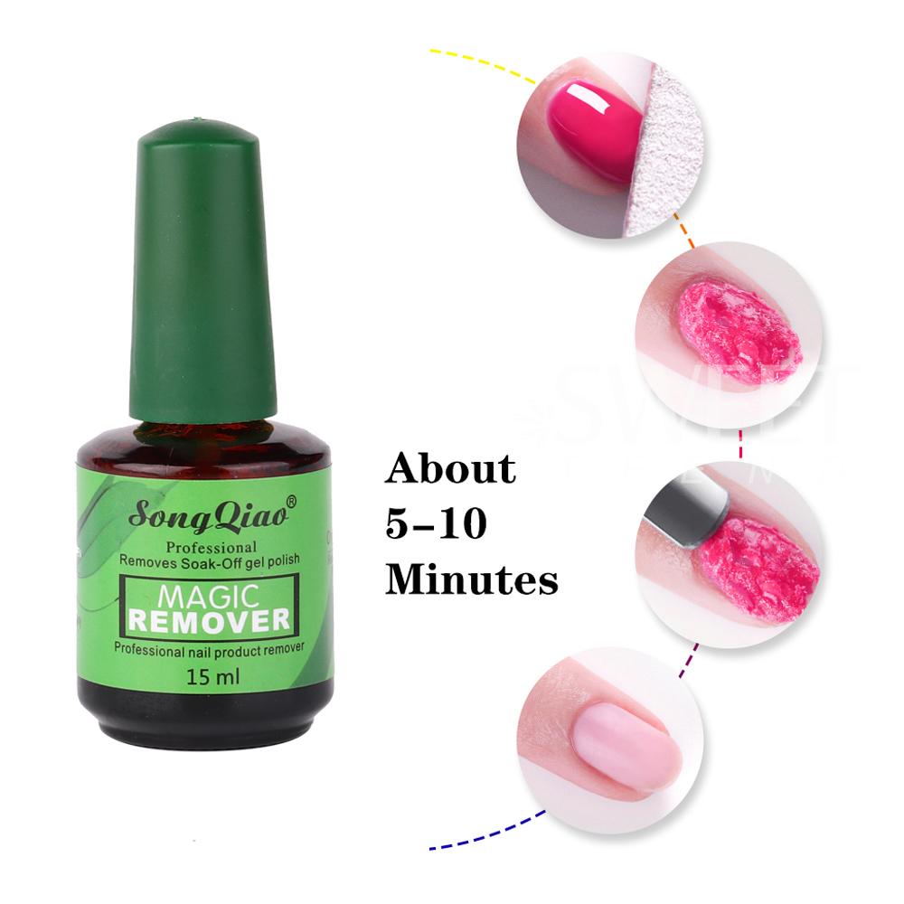 1/2/3個入り 15ml ネイルリムーバー バーストジェル - Nail Art Gel Polish のレビューと価格