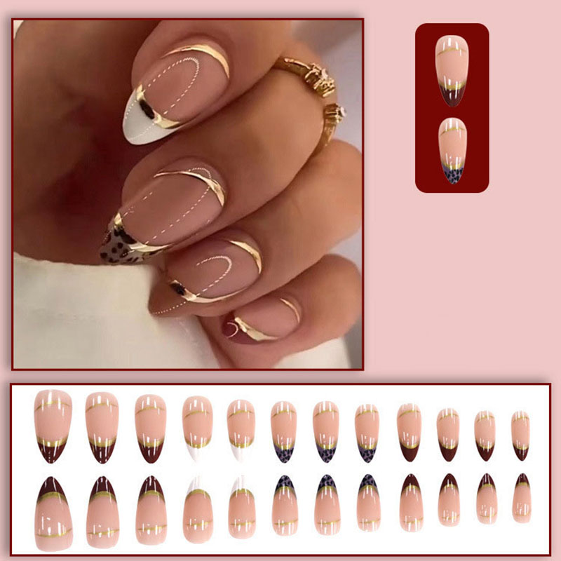 女性・女の子向けミディアムサイズのつけ爪、ヌードアーモンドネ - Nail Art Overlay のレビューと価格