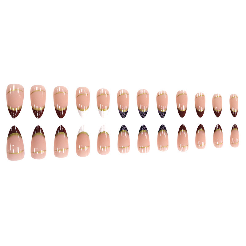 女性・女の子向けミディアムサイズのつけ爪、ヌードアーモンドネ - Nail Art Overlay のレビューと価格