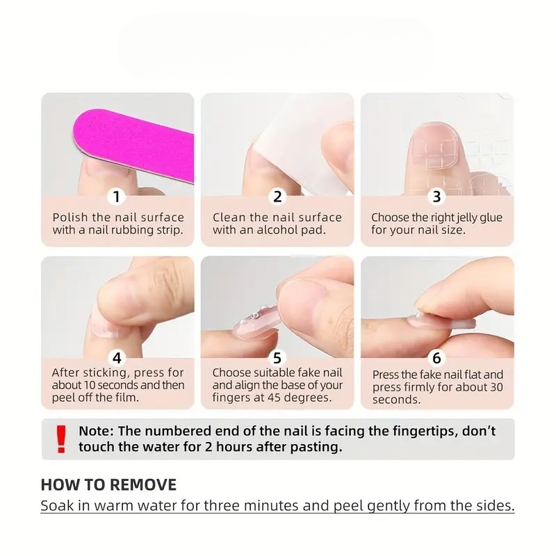 10個入り純手作業でプレスされたショートスクエアネイルアート - Nail Art Overlay のレビューと価格