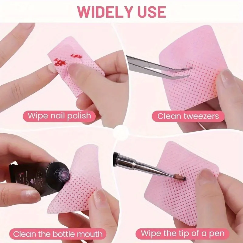 20/600 個糸くずの出ないネイルワイプジェルクレンジング - Nail Art Remover のレビューと価格