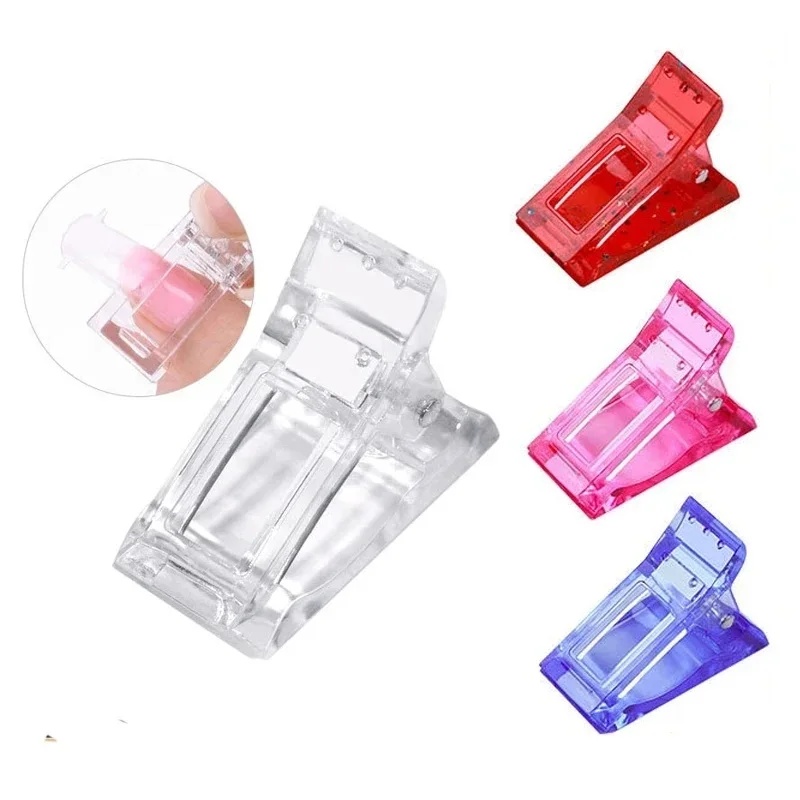 10/20個入りネイルクリップ アクリルネイル プラスチック - Nail Art Gel Polish のレビューと価格