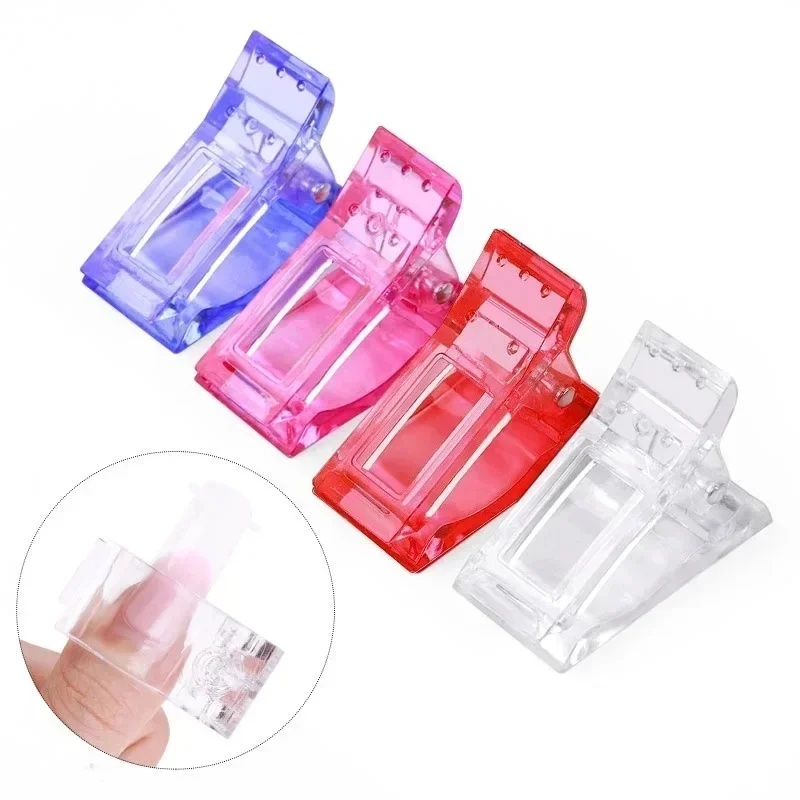 10/20個入りネイルクリップ アクリルネイル プラスチック - Nail Art Gel Polish のレビューと価格