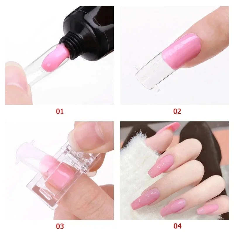 10/20個入りネイルクリップ アクリルネイル プラスチック - Nail Art Gel Polish のレビューと価格